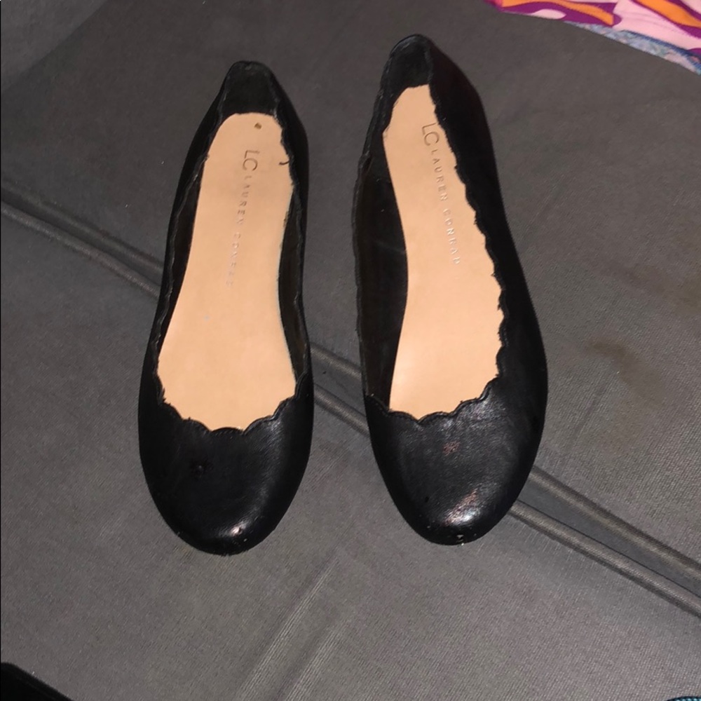 Size 7.5 Lauren Conrad black flats